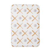 Baseball-Sportmuster Badematte (Vorderseite Vertikal)