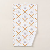 Baseball-Sportmuster Badhandtuch Set (Handtuch)