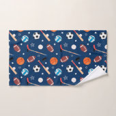 Baseball-Sportmuster  Badhandtuch Set (Handtuch)