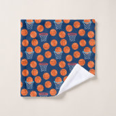Baseball-Sportmuster  Badhandtuch Set (Waschlappen)