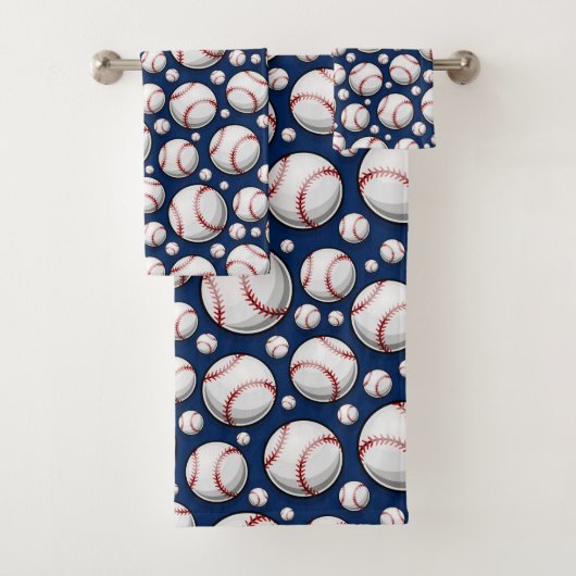 Baseball-Sportmuster Badhandtuch Set (Insitu)