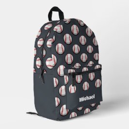 Baseball-Sportmuster Bedruckter Rucksack