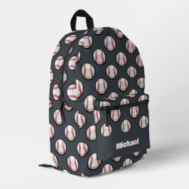 Baseball-Sportmuster Bedruckter Rucksack