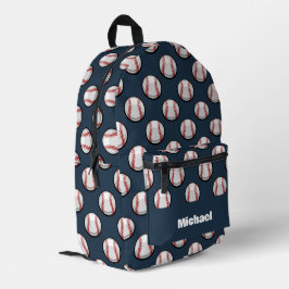 Baseball-Sportmuster Bedruckter Rucksack