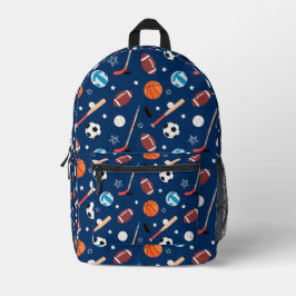 Baseball-Sportmuster Bedruckter Rucksack