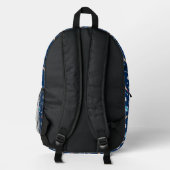Baseball-Sportmuster Bedruckter Rucksack (Rückseite)