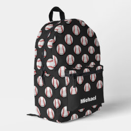 Baseball-Sportmuster Bedruckter Rucksack