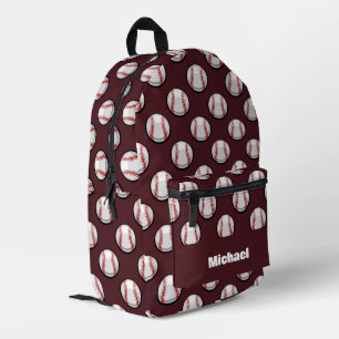 Baseball-Sportmuster Bedruckter Rucksack