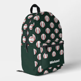 Baseball-Sportmuster Bedruckter Rucksack