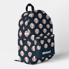 Baseball-Sportmuster Bedruckter Rucksack