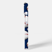 Baseball-Sportmuster Case-Mate iPhone Hülle (Rückseite / Links)