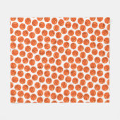 Baseball-Sportmuster Fleecedecke (Vorderseite (Horizontal))