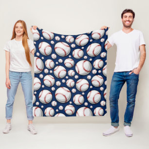 Baseball-Sportmuster Fleecedecke