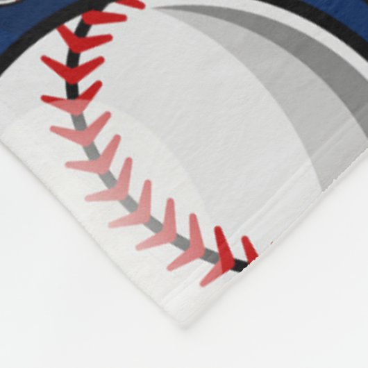 Baseball-Sportmuster Fleecedecke (Ecke)