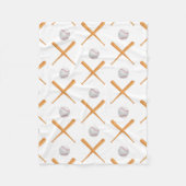 Baseball-Sportmuster Fleecedecke (Vorderseite)