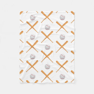Baseball-Sportmuster Fleecedecke