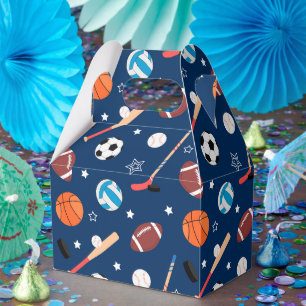 Baseball-Sportmuster Geschenkschachtel