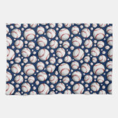 Baseball-Sportmuster Geschirrtuch (Horizontal)