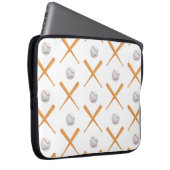Baseball-Sportmuster Laptopschutzhülle (Vorne Rechts)
