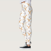 Baseball-Sportmuster Leggings (Links)