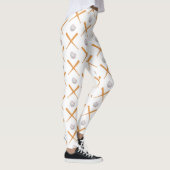 Baseball-Sportmuster Leggings (Rechts)