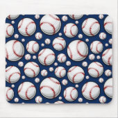 Baseball-Sportmuster Mousepad (Vorne)