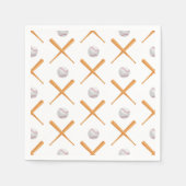 Baseball-Sportmuster Serviette (Vorderseite)