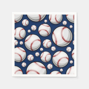 Baseball-Sportmuster Serviette