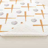 Baseball-Sportmuster Sherpadecke (3/4)