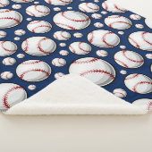 Baseball-Sportmuster Sherpadecke (3/4)