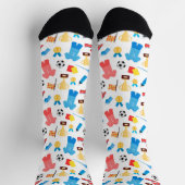 Baseball-Sportmuster Socken (Oben)