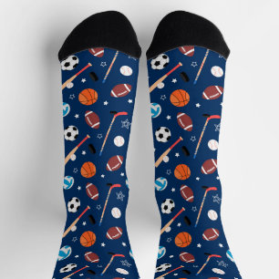 Baseball-Sportmuster Socken