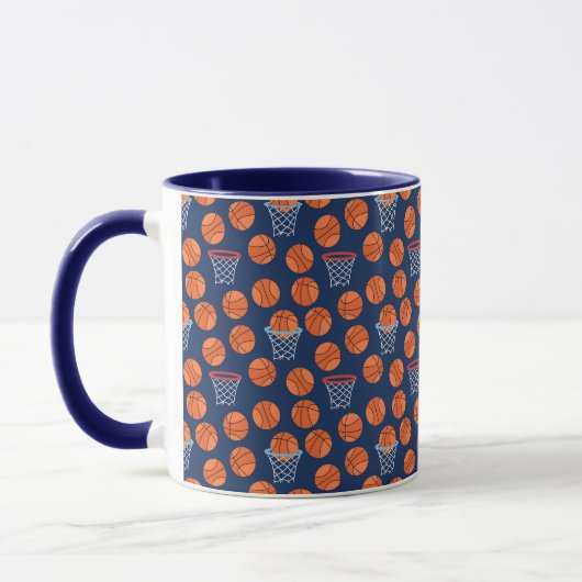 Baseball-Sportmuster Tasse (Links)