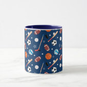 Baseball-Sportmuster Tasse (Zentrum)