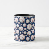 Baseball-Sportmuster Tasse (Zentrum)