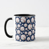 Baseball-Sportmuster Tasse (Links)