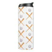 Baseball-Sportmuster Thermosbecher (Nach links gedreht)