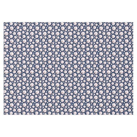 Baseball-Sportmuster Tischdecke (Vorderseite (Horizontal))