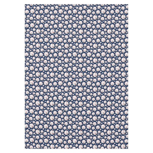 Baseball-Sportmuster Tischdecke (Vorderseite)