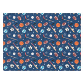 Baseball-Sportmuster Tischdecke (Vorderseite (Horizontal))