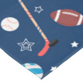 Baseball-Sportmuster Tischdecke (Schrägansicht)