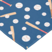 Baseball-Sportmuster Tischdecke (Schrägansicht)