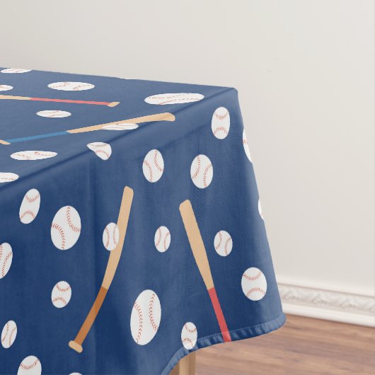 Baseball-Sportmuster Tischdecke (Beispiel)