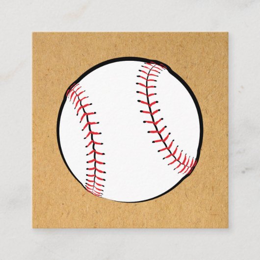 Baseball Sports Art Baseball Illustration Design Begleitkarte (Vorderseite)