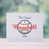 Baseball Sports Bar Acrylic Sign Acrylschild (Neutral)