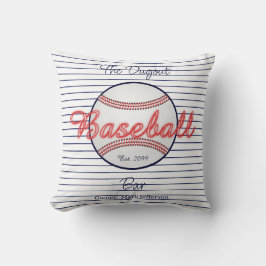 Baseball Sports Bar Throw Kissen