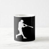 Baseball Sports Batter Custom Cut Kaffeetasse (Mittel)