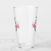 Baseball Sports Beer Soda Glass Trinkbehälter Glas (Links)