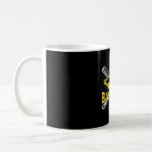 Baseball Sports Catcher Pitcher Bat Funny Geschenk Kaffeetasse (Links)
