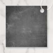 Baseball Sports Chalkboard Kinder Vielen Dank Geschenkanhänger (Rückseite)